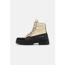 Filling Pieces 충전재 조각 마운틴 부츠 남녀공용 레이스업 앵클 블랙/베이지