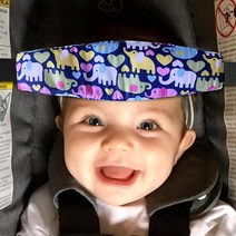 톡톡창고 차량용 넵업 머리받침 카시트 머리 고정 헤드 서포터 아기 목베게, 동물의숲-그레이