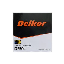 델코 DF50L 차량용 50Ah 자동차배터리 i30 엑센트 클릭 아반떼 프라이드 레이 다마스 라보 SM3, 공구대여안함/폐밧데리반납