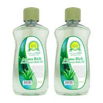 아로마 리치 바디오일465ml x2개 /11가지향, 아로마 알로에 리치바디오일 x2개