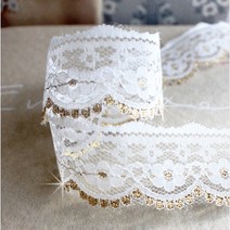 패브릭샵 라셀레이스 트윙클 금사