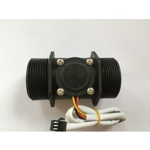 측정 1.5 인치 DN40 2 ~ 200L/min 물 플라스틱 홀 터빈 유량 센서 산업용 미터, 한개옵션0