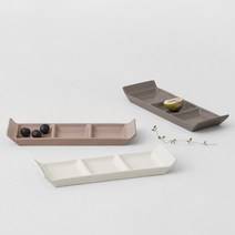 르난세 휘게 3칸 나눔접시, 로즈핑크