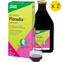 살루스 철분제 Floradix 700ml x 2개 마시는 액상