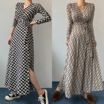 [인베스트] 스퀘어나염랩원피스_VJM1OP3141