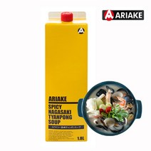 스파이시 나가사끼 짬뽕스프 1.8L, 아리아케 매운나가사끼짬뽕스프1.8L, 1개