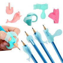 연필 잡는법 초등 어린이 바른 글씨연습 5P 28032EA, 3연필홀더-투명핑크, 본상품선택