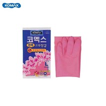 코멕스 고무장갑 오른쪽 대형 주방장갑 설겆이 라텍스장갑 수세미 행주 빨간고무장갑 설거지 청소장갑