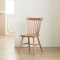 데코룸 오크데일리체어 식탁의자 오크의자 원목의자, 내추럴