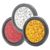 LED 램프 트레일러 덤프 테일램프 캠핑카 카라반 데루등 후미등 브레이크 전구, 12V 화이트