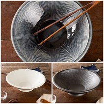 피어몰 이천도자기 돌비 소담볼 34cm 플레이트 접시 도자기 그릇 플레이팅 식기, 그레이