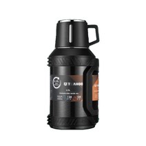 아웃도어 휴대용 텀스 탱커 대용량 보온보냉병 4L, 블랙2.3L, 블랙2.3L