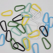 컬러 카라비너 키링 부자재 6COLOR, 스카이