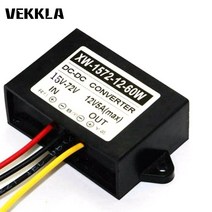 IP67 DC15-72V DC12V 5A 60W 전압다운 강압 컨버터 레귤레이터 모듈, 한개옵션0