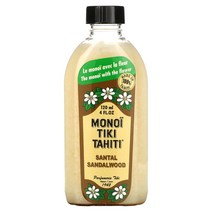 Monoi Tiare Tahiti 코코넛 오일 샌달우드 120ml 4fl oz