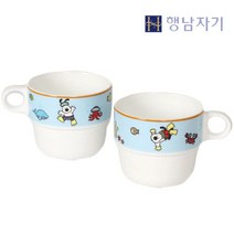 행남자기 워리 머그세트 2pcs, 단품