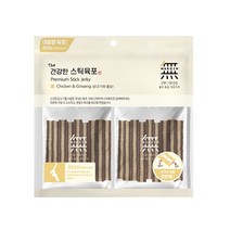 무마진 THE건강한스틱 육포 닭고기와홍삼 강아지간식 400g