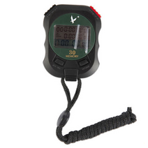 스톱워치 3열 30채널 스톱워치 심판 타이머-173001, 검은 색