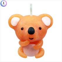 DIY 미술작품 코알라 캐릭터 양초만들기 3개 양초점토 DIY키트