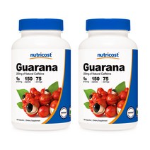 과라나 1000mg 150캡슐 2병, 단품, 단품
