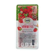 [소담푸드] 뉴뜨레 냉동딸기S 1kg / 중국산 가당딸기 딸기청 드라이아이스포장, 2팩