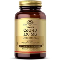 솔가 식물성 코엔자임Q10 코엔자임큐텐 코큐텐 120mg 60캡슐 x 1통