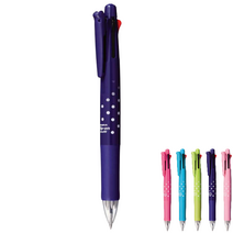 제브라 클립온 멀티 D 4색(0.7mm)+샤프(0.5mm) CLIP-ON MULTI D B4SA1 도트, CLO MULTI D 4&1 네이비D(ND)x1개