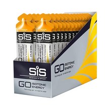 SIS 아이솔토닉 에너지 젤 트로피컬 2oz 30팩 속효성 탄수화물 운동선수용 스포츠 영양 러닝 사이클링 트라이애슬론 335165, Tropical
