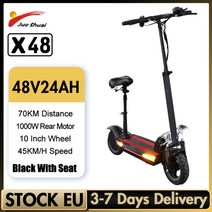 1200w 모터 접이식 전기 스쿠터 55kmh 최대 속도 성인 전자 스쿠터 60km 긴 rnage patinete elétrico europe stock, 협력사, 1000w 48v 24a 부가가치세 없음