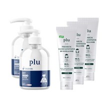 브랜드없음 [플루] 프리미엄 손소독제 겔 480ml x 2개 + 180ml 3개, 단품없음