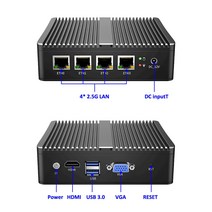 미니pc 팬리스 미니 PC 4 인텔 2.5G LAN 스위치 셀러론 J4125 4x2500M i225 Nic 미니 라우터 서버 ESXI HD-, 02 Windows 11 Pro_01 미국, 05 16GB DDR4 512GB SSD