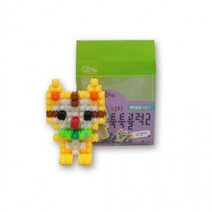 미니 블럭 만들기 놀이 어린이 DIY 미술 장난감 10종, 토끼