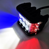 지게차 후미등 싸이키 렉카경광등 화물차 굴삭기 점멸차폭등 시큐리티LED 항해등 2종, 옐로우+화이트+옐로우 1개