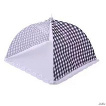 파라솔테이블접이식 테이블 식품 우산 커버 플라이 방지 메쉬 식사, 02 12inch square black