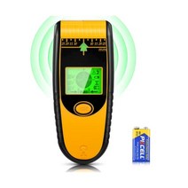 스터드 파인더 벽 스캐너 센서 - 새로운 7 in 1 전자 목재 금속 엣지 센터 빔 감지기(LCD 디스플레이 및 오디오 알람 포함) 파이프 건식 벽체 장선 감지용 AC 와이어