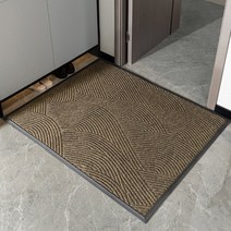 현관 발매트 코코넛매트 가게입구 업소용코일매트 반원매트 럭셔리 하우스 입구 도어, 60x120cm, 에셔 - 베이지