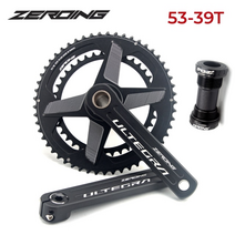 mtb road 체인 체인가드 체인링크 스프리킷 제로화 도로 셋 산악자전거 체인, 175mm, 크랭크 53-39t bb