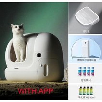 고양이자동화장실 고양이 화장실 글로벌 버전 PETKIT PURA MAX 배변 상자 와이파이 대형 자동 청소 정리함