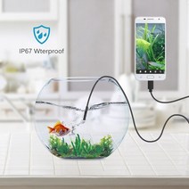 고성능 5.5mm 소형 내시경 카메라 IP67 방수 마이크로 미국B 검사 Borescope 7mm 6led 조정 가능한 전화 pc, [01] 1m, [01] 5.5mm
