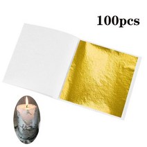 안공사 실팔찌 2.6-20cm 100 PCS 캔들 심지 무연 왁스 순수 코튼 코어 DIY 만들기 사전 파티 용품, 13 100pcs Gold