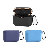 이너스 소니 코드리스 블루투스 이어폰 실리콘 케이스 WF-1000XM3, 스카이블루