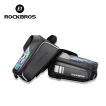 [∂LL7] ROCKBROS 락브로스 방수터치프론트백 017-2BK 자전거 안장가방 튜브 용품 릭러스 수납 프레임_h§eEA, §ff_017-1BK