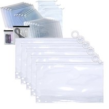 [해피세일] PVC 고주파 스탠드지퍼백-27x18cm(10장)/슬라이드지퍼백 인쇄가능, 선택:(28YM)스탠드-27x18(10장)