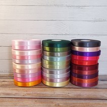 고급 주자 리본 59색 포장리본 diy, 5mm, 환타