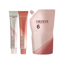 밀본 올디브 더 프로페셔널 헤어컬러 염색약 80g + 산화제 100ml 증정, 톤컨트롤 C8-RV [레드바이올렛]