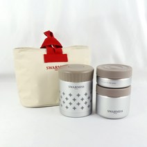 재고소진임박 스와르미스 보온죽통 도시락세트 1080ml, 단품