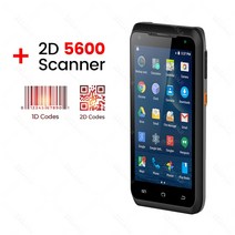 바코드스캐너 바코드리더기 안드로이드 터미널 5.5 인치 터치 스크린 POS PDA 휴대용 데이터 수집기 4G NFC 지브라 1D/2D 리더, 1.2D 5600 Scanner - 미국, 1개