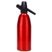 음식물처리기웰싱 캐리어음식물처리기 수동 1L 소다 사이펀 CO2 디스펜서 물 거품 발생기 시원한 음료 칵, 03 빨간