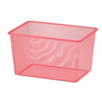 이케아 트로파스트 메시 수납상자 라이트레드 42x30x23cm 705.184.57