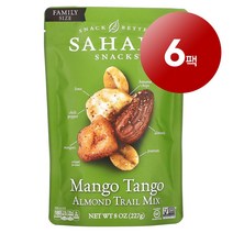 리암마켓 Sahale Snacks 사헬 스낵 아몬드 트레일 믹스 망고 탱고 227g 1팩, 6팩
